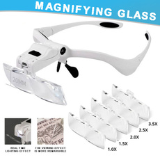 headbandmagnifierloupe, led, illuminatedmagnifyinglen, jewelersheadbandmagnifier