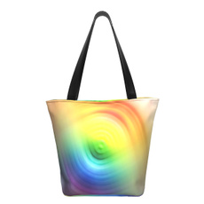 Shoulder Bags, eye, rainbow, wearresistant