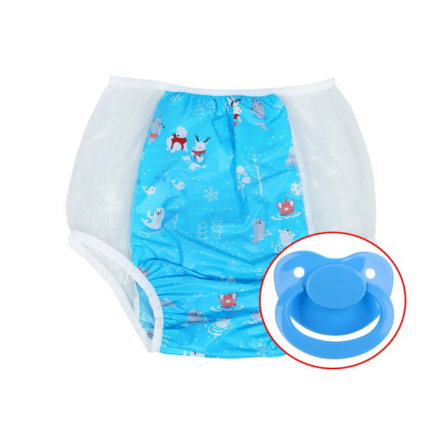 Reusable Pvc Pants Abdl Adult Baby Diapers Plastic Pants Ddlg Adult