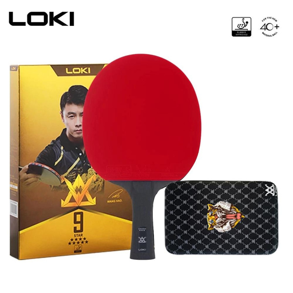 Details about   9 Star Professional Ping Pong Racket Table Tennis Paddle For Fast Attack Sticky 