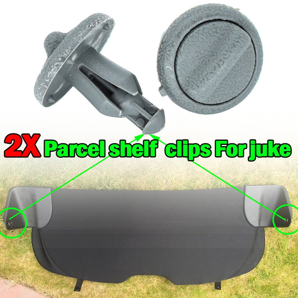 2pc For Nissan Juke F15 Car Rear Boot Parcel Shelf Clips Retainer