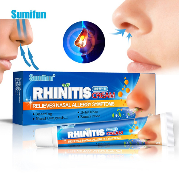 20g Treat Rhinitis Sinusitis Herbal Cream Antibacterial Relieve Itching