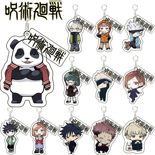 Anime Jujutsu Kaisen Acrylic Keychain Cute Yuji Itadori Fushiguro Megumi  Pendant Keyrings With Name 呪術廻戦 キーホルダー Gifts