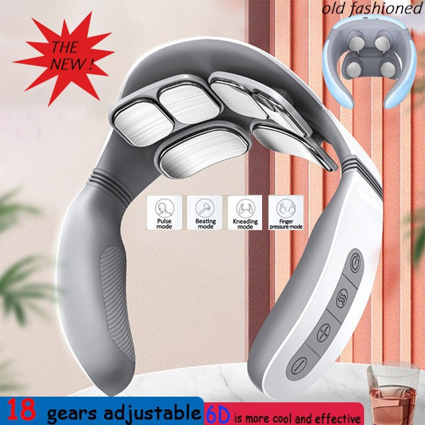 Smart Electric Pulse Shoulder And Neck Massager With Far Infrared