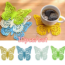 butterfly, Coffee, antislippad, Cup