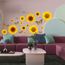 butterfly, decoration, Home, Sunflowers