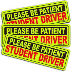 Car Sticker, pleasebepatient, Bold, newdriverdecal