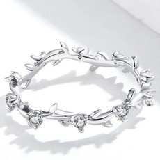 Flowers, Jewelry, Silver Ring, Diamond Ring