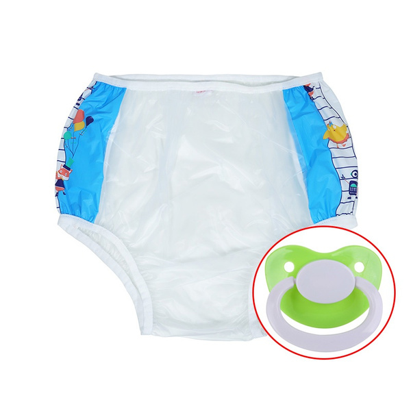 7 Styles Abdl Adult Incontinence Pull On Plastic Pants Plus 1 Pacifier
