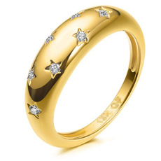 DIAMOND, Star, Jewelry, gold