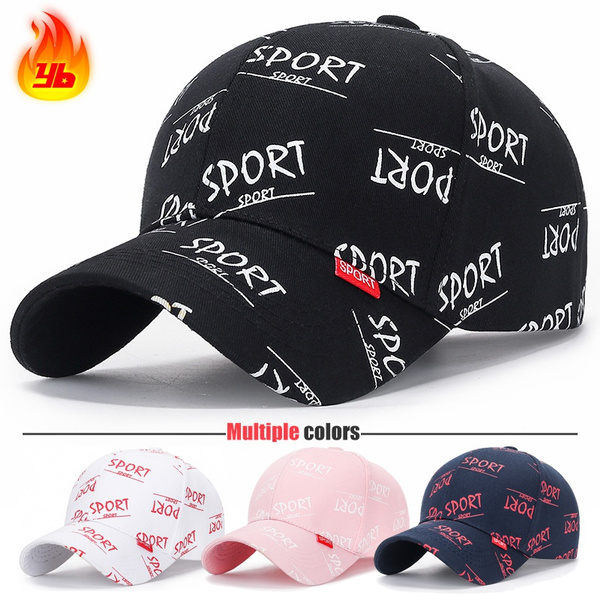 4 Colors New Fashion Casual Baseball Cap Outdoor Sport Snapback Hats For  Men and Women Couple Sun Hat Letter Print Design