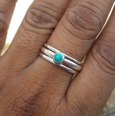 Sterling, Turquoise, Jewelry, 925 silver rings