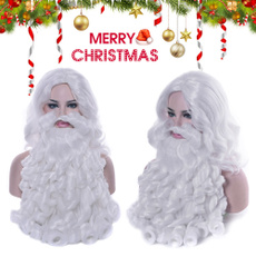 wig, Cosplay, Christmas, santaclauswigbeard