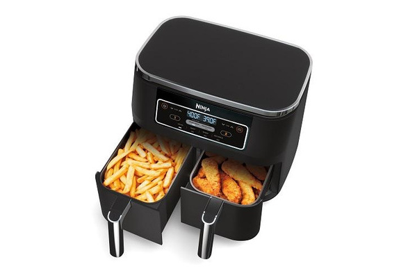 Ninja DZ100 Foodi 4-in-1 8-Quart 2-Basket Air Fryer with DualZone