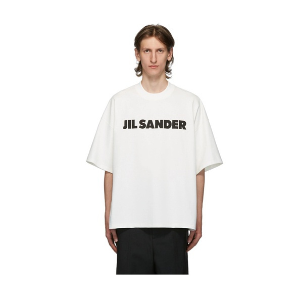 21ss JIL SANDER Summer Fashion Minimalist Print Short Sleeve T