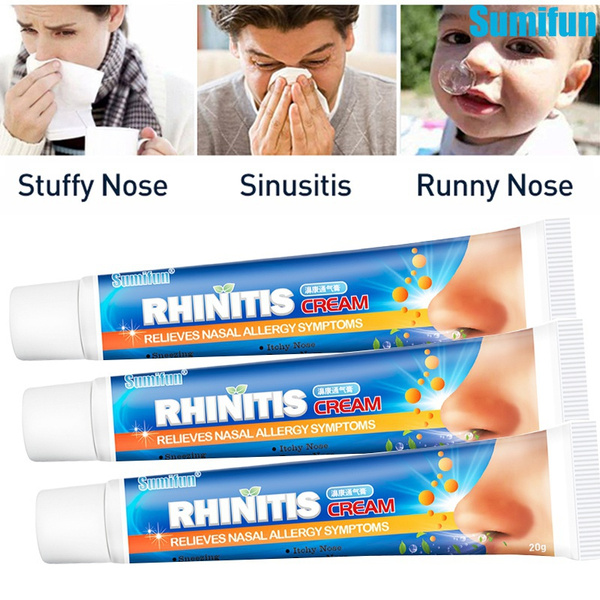 1/2/3/4/5Pcs Sumifun Mint Rhinitis Sinusitis Nasal Cream Nose ...