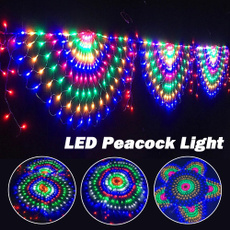 peacock, led, Strings, lights