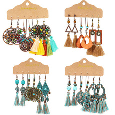 boho, Tassels, Woman, tasselfeather