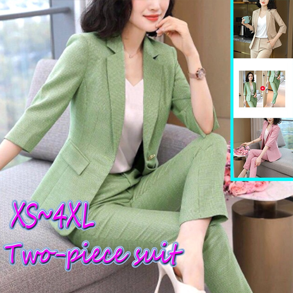 Women OL Two Piece Set Suits Formal Blazer Stylish Elegant Female Pant Suit  Office Lady Work Business Pants Set Casual Jacket| AliExpress | lupon.gov.ph