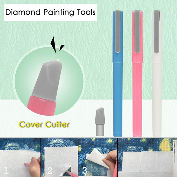 5D DIY Diamond Painting Parchment Paper Cutter Pen Shaped Ceramic