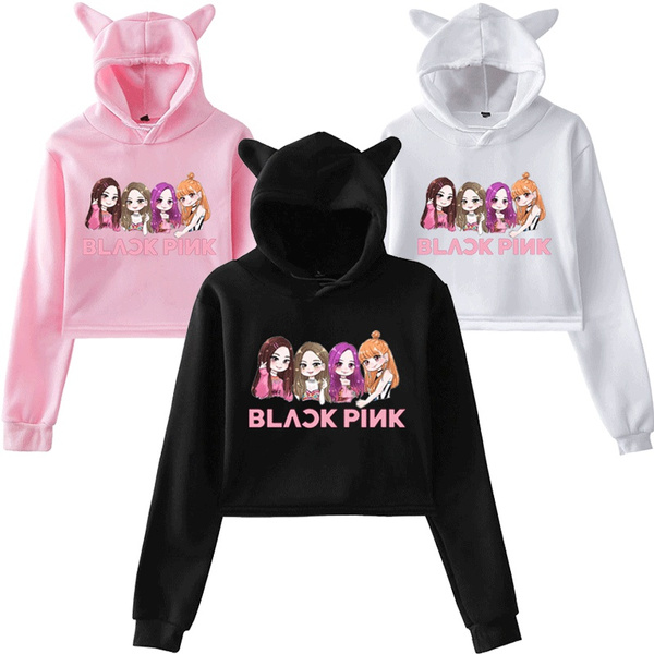 Black pink hoodie clearance kpop