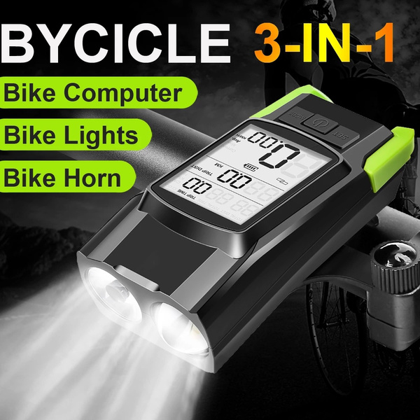 Bicycle speedometer best sale with light