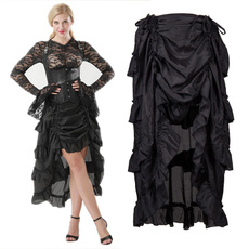 black skirt, Goth, Fashion, chiffon