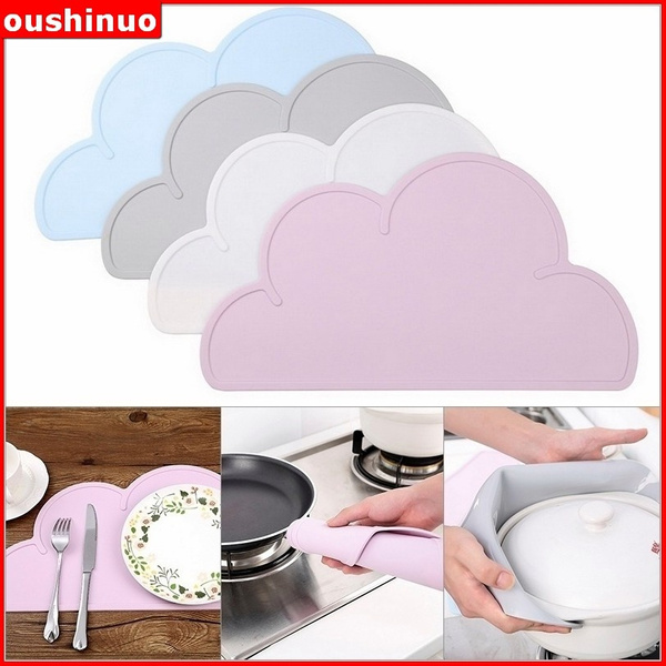 Kid Cloud Silicone Table Mats, Table Placemats Kids Silicone