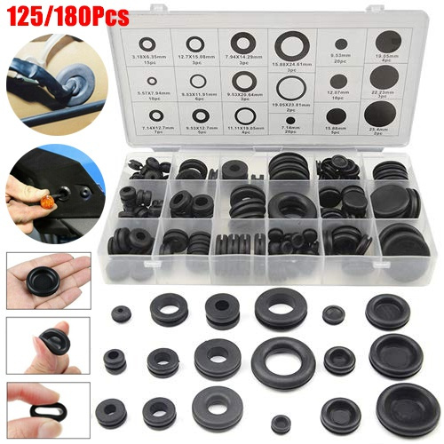 250/180/100PCS 614mm Black O Ring Rubber Washer Seals Gasket Grommet