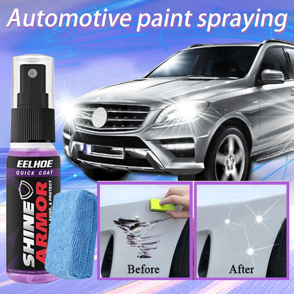 Car Repair Spray Car Accessories 30ml Liquid Ceramic Spray Coating Car Nano  Coating Wax Car Repair Polishing Wax Anti Scratch Paint Care Coated Agent |  Wish