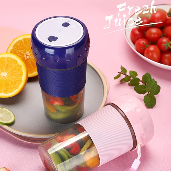 USB Rechargeable 300ML Portable Fruit Juicer Mixer Vegetable