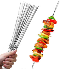 barbecueskewer, Steel, Kitchen & Dining, kebabstick
