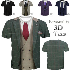 Men, Shirt, personalitytshirt, Suits