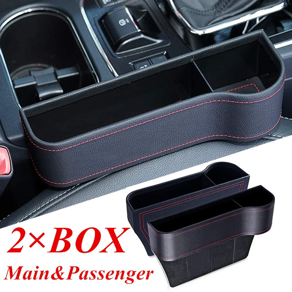 1/2Pcs Car Seat Organizer Box Crevice Storage Box Cup Holder Organizer