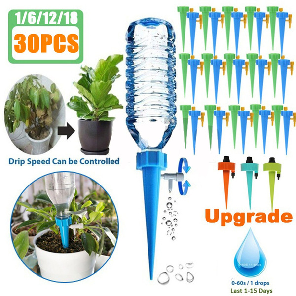 18 PCS Auto Drip Irrigation Watering System Automatic Watering Spike for Plants 