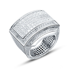 party, DIAMOND, Jewelry, Silver Ring