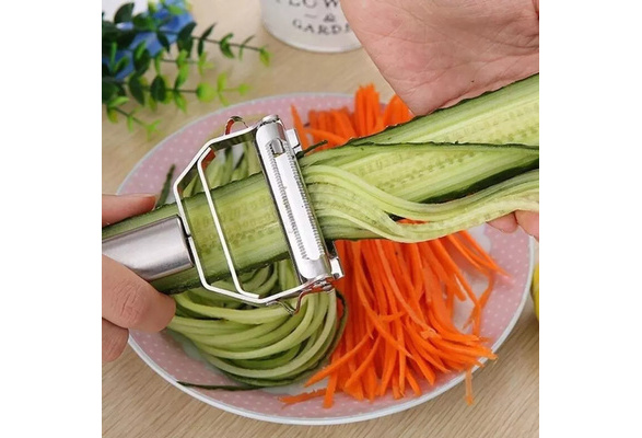 Stainless Steel Multi-function Vegetable Peeler&ampJulienne Cutter