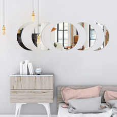 moonmirror, moonphase, Wall Decal, Mirrors