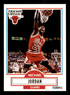 1990basketballcard, Chicago Bulls, michaeljordan, fleer