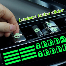 caraccessory, Car Sticker, switchsticker, luminousbuttonsticker