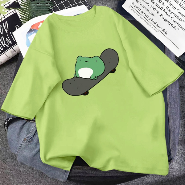 Skateboard Frog Dinosaur Cute Graphic 