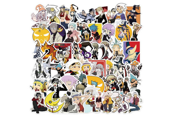 TV Anime Soul Eater Sticker & Postcard Book - JAPAN