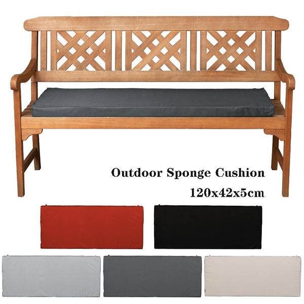 3 Seater Outdoor Water Resistant Bench Swing Seat Cushion Only Garden