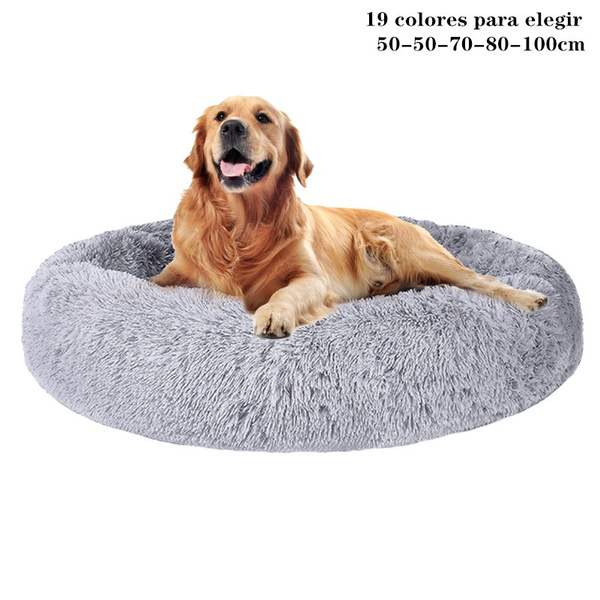 Dog Pet Bed Kennel Round Cat Winter Warm Dog House Sleeping Bag