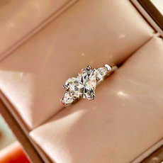 White Gold, Heart, Fashion, gold