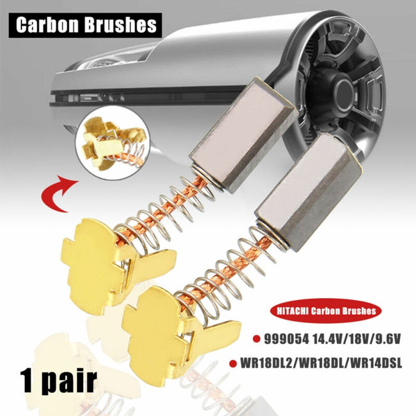 2 pair Carbon Brushes For HITACHI 999054 14.4V 18V 9.6V WR18DL2 WR18DL 