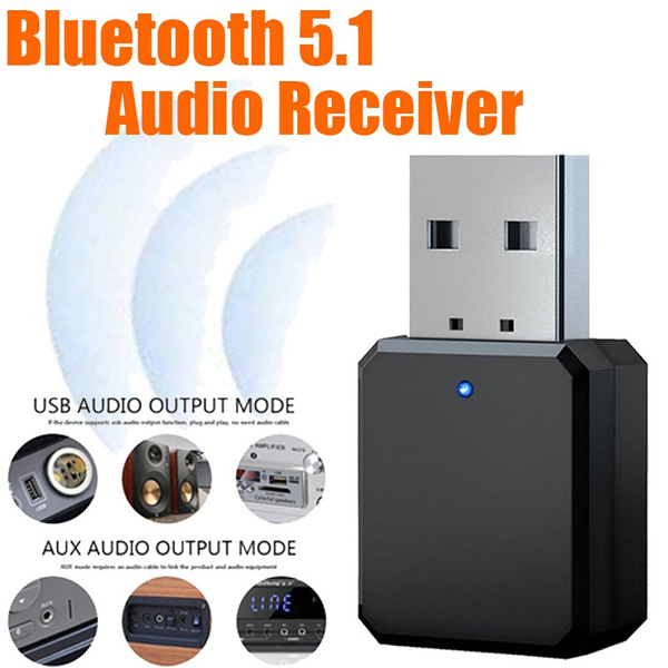 Mini USB Wireless Bluetooth 3.5mm Aux Stereo Audio Car Receiver Adapter Cool~~ 