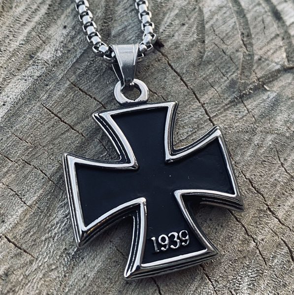 Iron on sale cross pendant