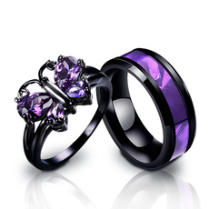 Couple Rings, butterfly, butterflyring, wedding ring