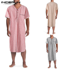 stripedpajama, night dress, Sleepwear, Shorts